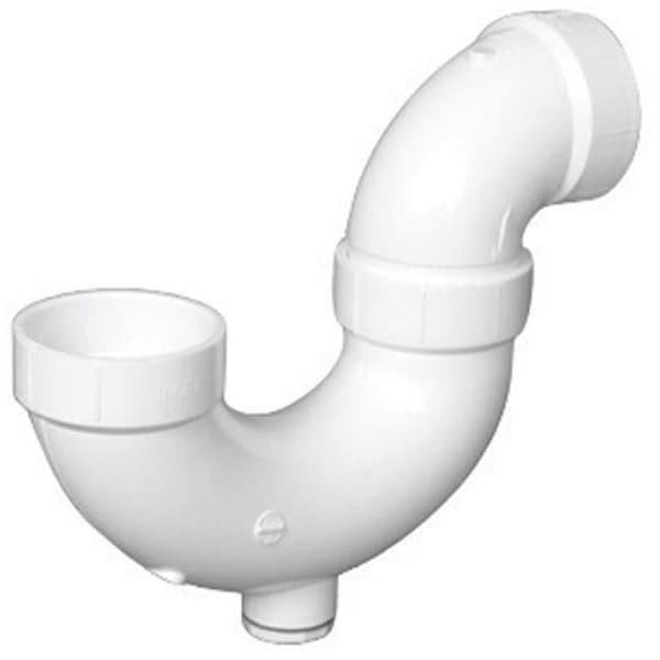 Charlotte Pipe And Foundry Charlotte Pipe & Foundry PVC00707X0800HA PVC-Dwv P Trap with Clean Out; 2 in. 42716 - main